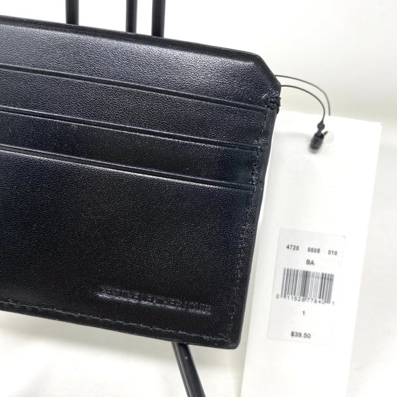 😳SALE😳 Calvin Klein Box Men’s Cardcase Smooth Calf Leather Black 4720 0008 010 - Picture 2 of 7